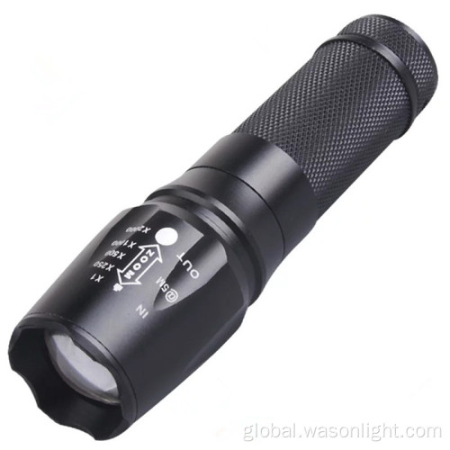 Tactitcal Flashlight Outdoor Zoomable Water Resistant Handheld Torch Light Manufactory